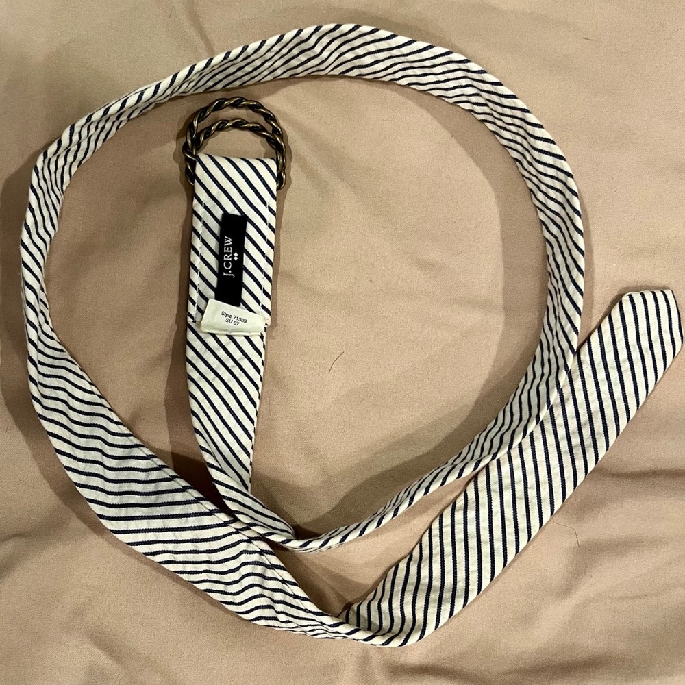 Vintage J Crew Searsucker Belt